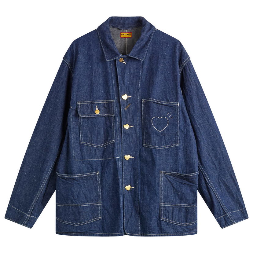Jakna Human Made Human Made Coverall Jacket, Size Large Modra | HM30JK003-IND