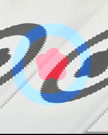 Majica KENZO Oversize Target T-Shirt Bela | FD65TS1114SG 02, 4