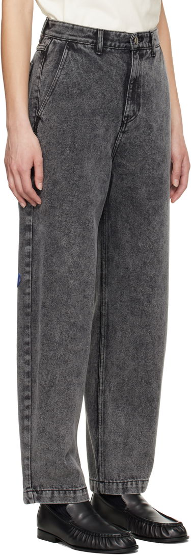 Kavbojke ADER ERROR ADER error Sig; TRS Tag 03 Wide-Leg Jeans Siva | BO42FYJE0103BK, 4