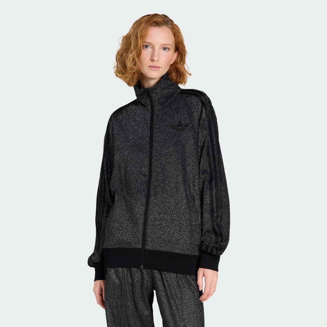 Jakna adidas Performance adidas Originals Lurex Firebird Track Top Črna | KS7789, 0