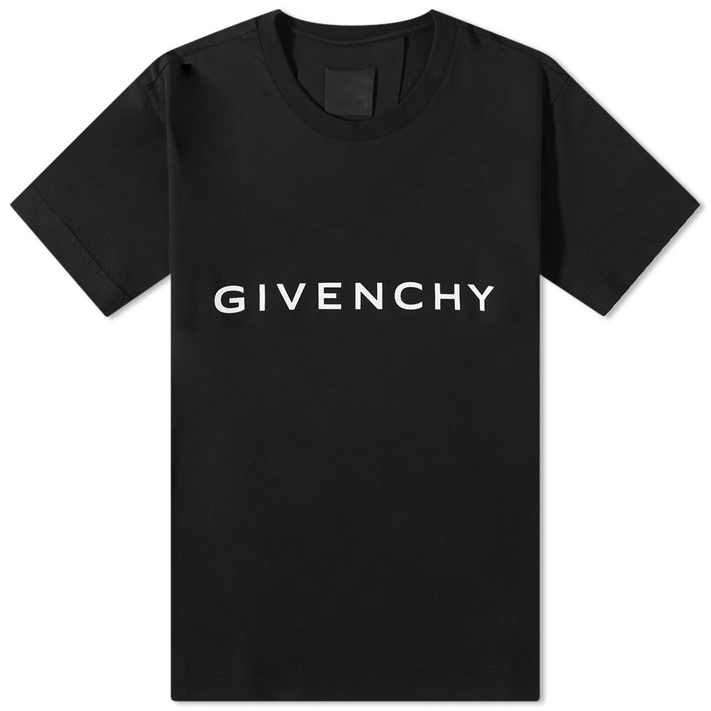 Majica Givenchy Logo Tee Črna | BM716G3YAC-001, 0
