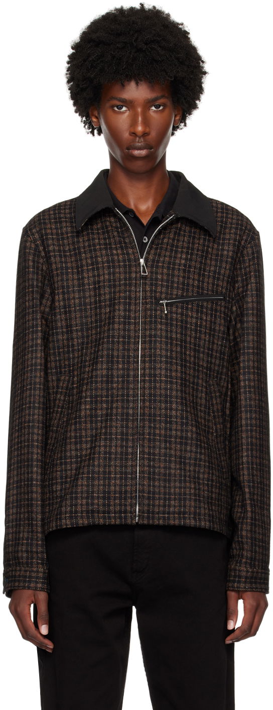 Jakna Paul Smith PS Paul Smith Check Zip Jacket Rjava | M2R-022Z-N22095-79, 0