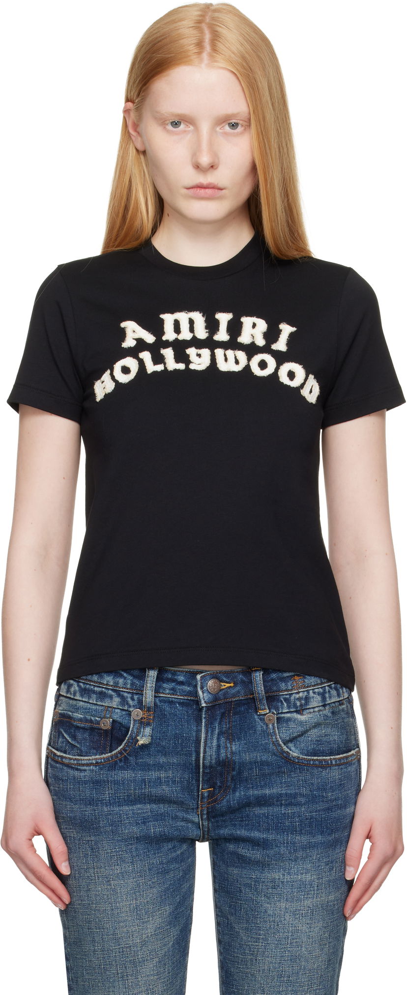 Majica AMIRI Amiri Hollywood T-Shirt Črna | AWJYTE1062