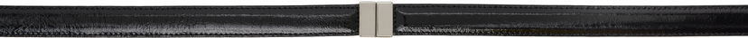 Pasovi TOTEME TOTEME Slide Clasp Belt Črna | 251-WAM0033-LE0020