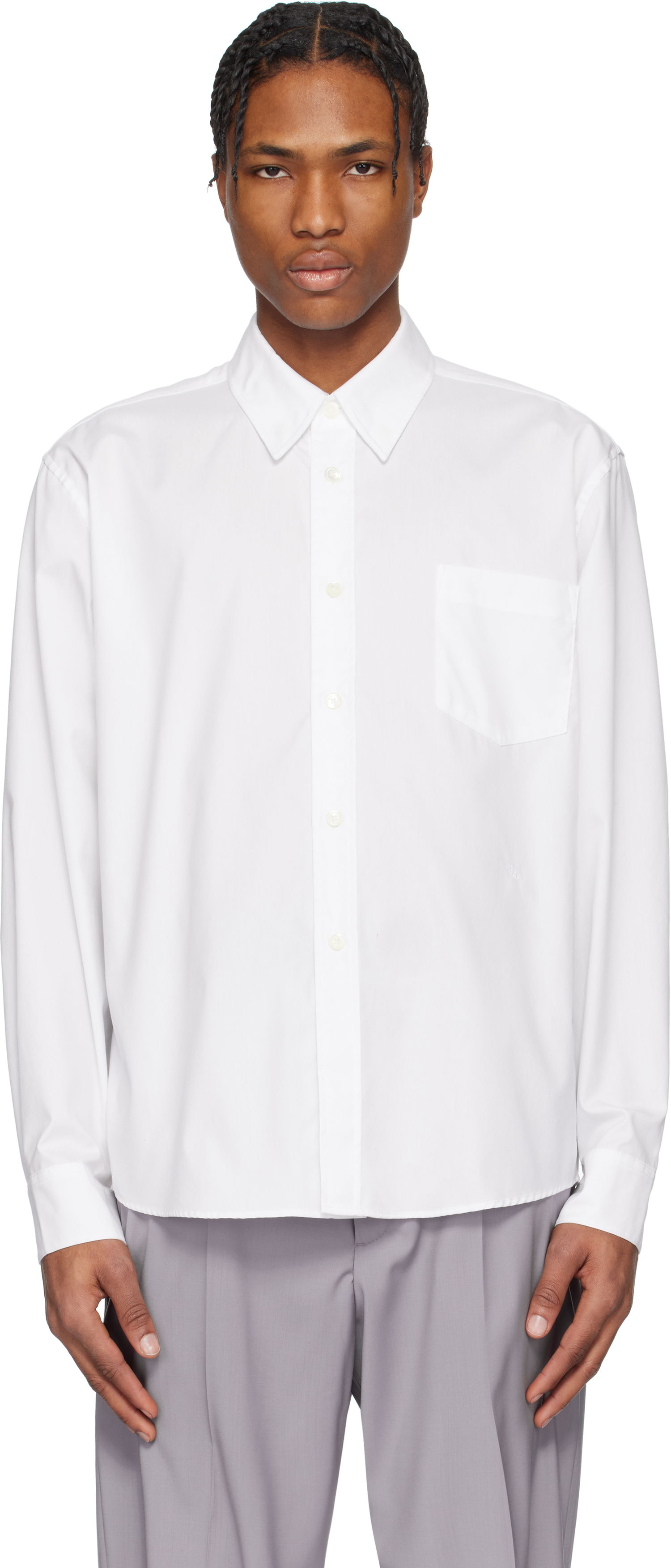 Srajce OUR LEGACY Our Legacy Beyond Button-Down Shirt Bela | M2252BW, 0