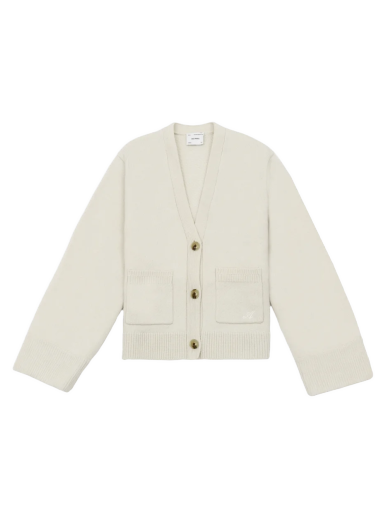 Pleteni pulover AXEL ARIGATO Memory Relaxed Cardigan Bela | A0443001