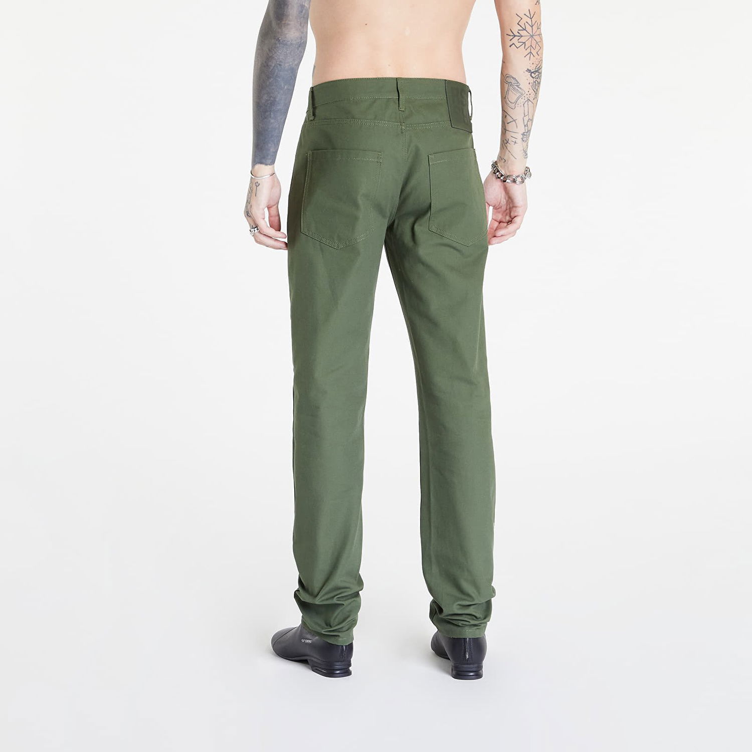 Hlače RAF SIMONS Slim Fit Denim Pants Zelena | 222-M310-10080-0023, 0