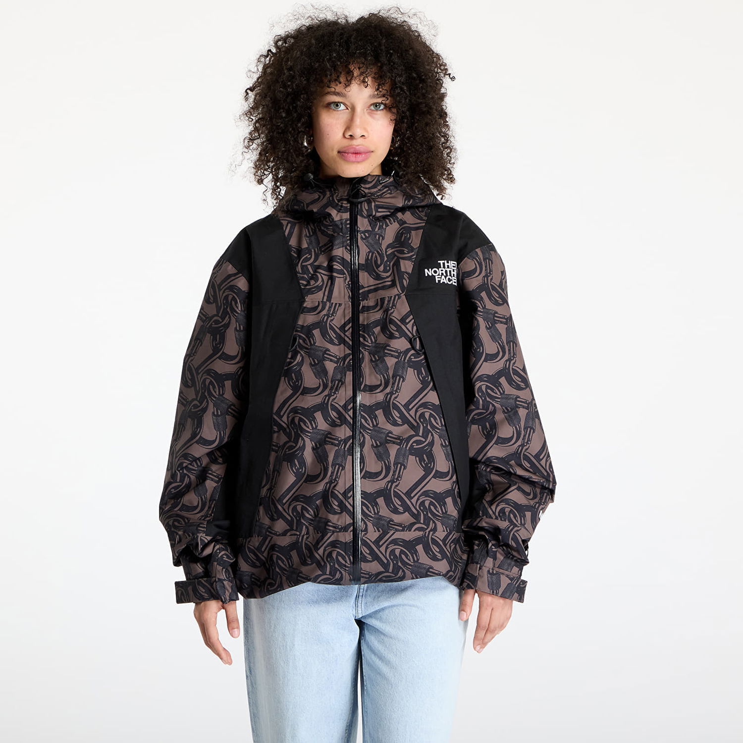 Vetrovka The North Face Shell Print Jacket Rjava | NF0A8C6ZAC91, 1