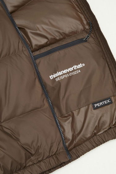 Puhovka thisisneverthat thisisneverthat PERTEX T Oversize Down Jacket Rjava | TN243OOWHS01, 4