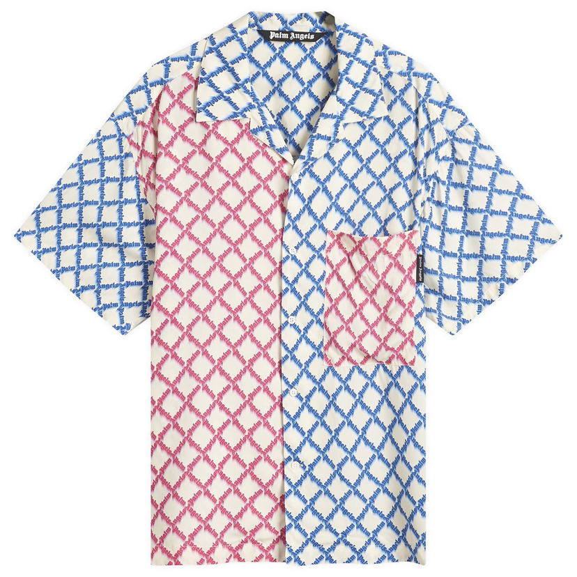 Srajce Palm Angels Palm Angels Net Logo Vacation Shirt, Size IT 48 Večbarvna | PMGG00AS25FAB0010B84