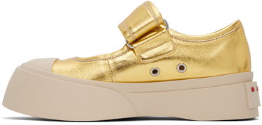 Oblačila Marni Marni Leather Mary Jane Ballerinas Rumena | SNZW003120 PR695, 2