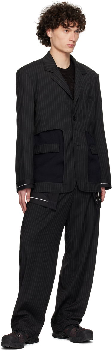 Hlače Andersson Bell Inside Out Stripe Trousers Črna | apa813m, 3