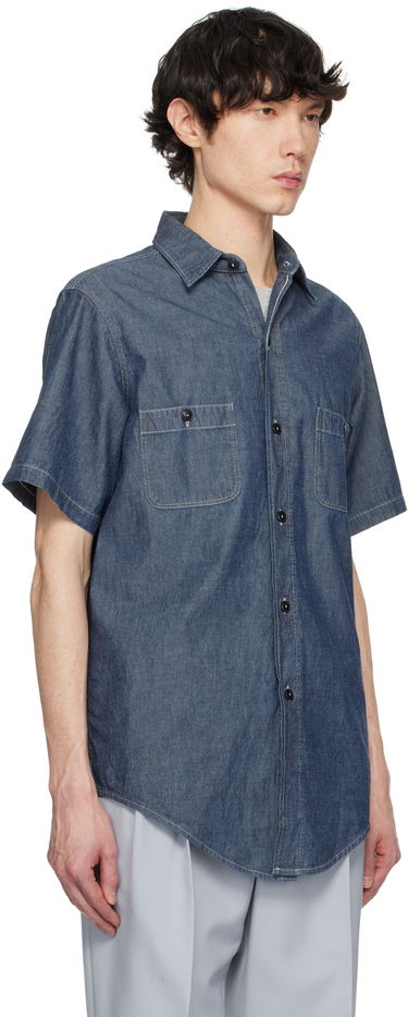 Srajce Maison Margiela Maison Margiela Chambray Short Sleeve Shirt Bež | S50DR0010 M30022, 4