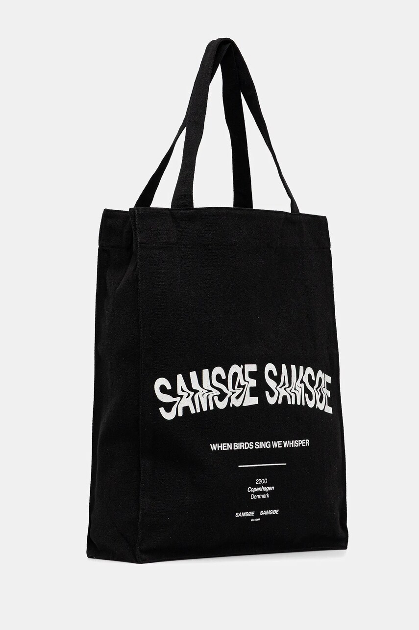 Tote bag Samsoe Samsoe Samsoe Samsoe SAPRINT Tote Bag Črna | U25200001, 1