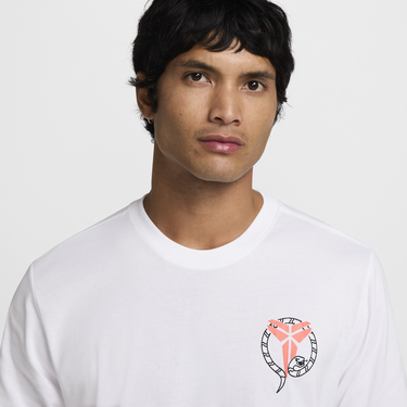 Majica Nike Graphic Print Cotton T-Shirt Bela | HV5150, 4