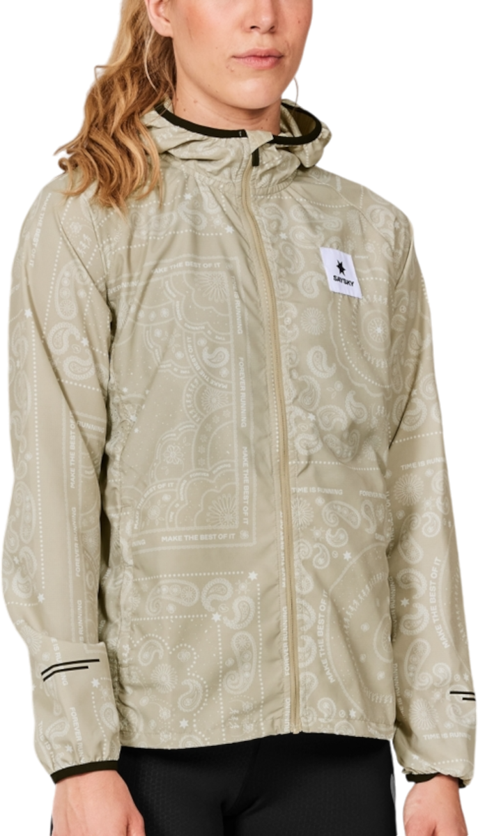 Vetrovka Saysky Saysky Paisley Pace Hooded Jacket Bež | mwrja02c1021