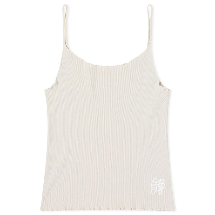 Majica brez rokavov OBEY Scribble Square Cami Top in Bela | 267822469-CLY