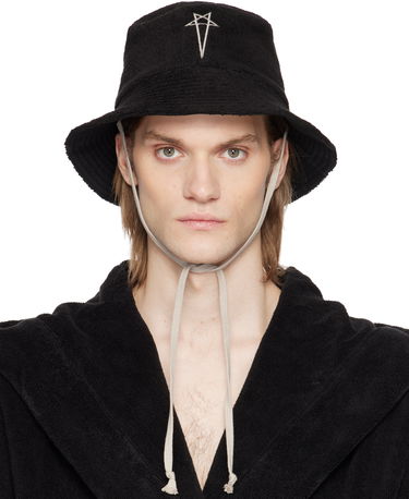 Klobuk Rick Owens Rick Owens Beach Bucket Hat Črna | RH0000004 SPO1, 0