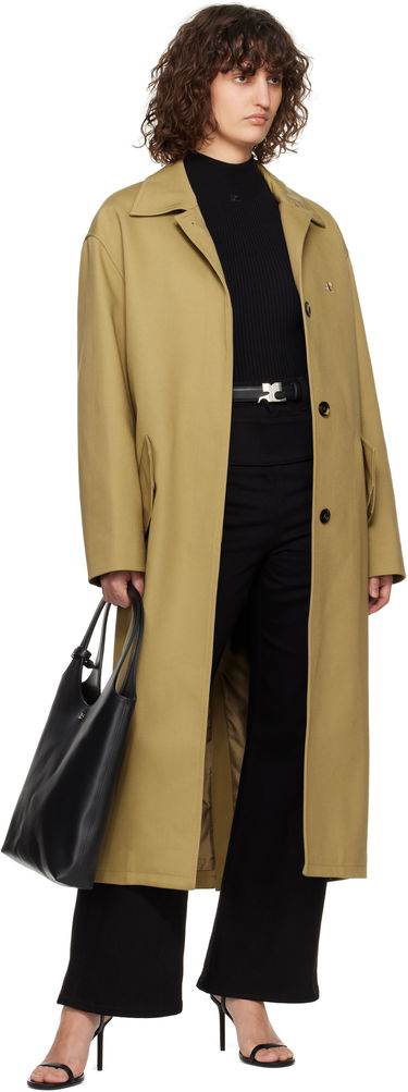 Trenčkot Courrèges Courrèges Cocoon Coat Zelena | 125CMA196PL0179, 3
