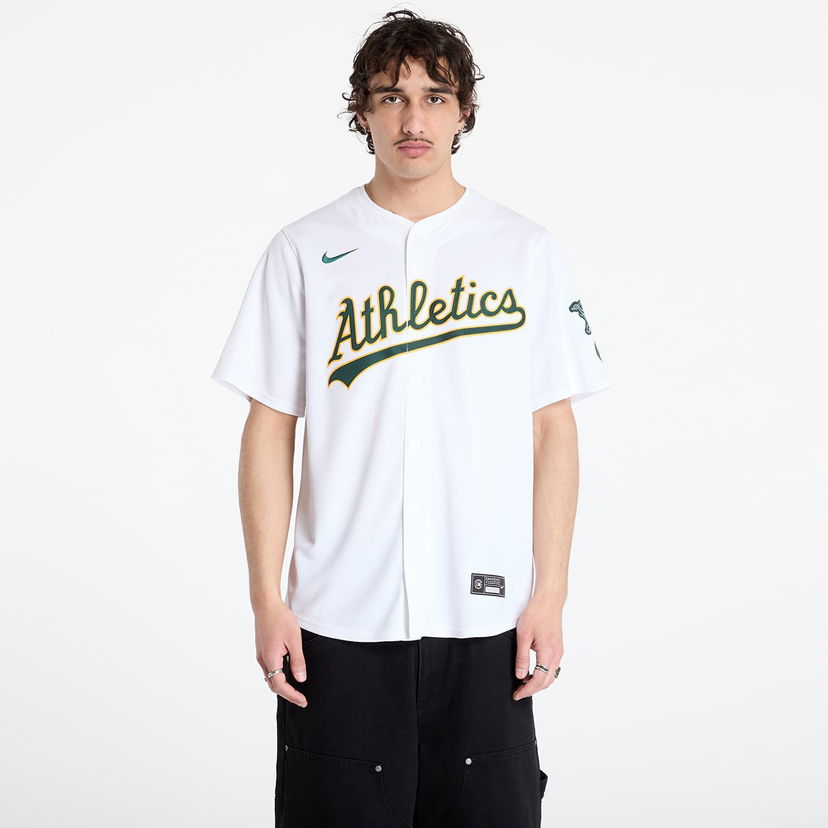 Dres Nike Nike Oakland Athletics MLB Limited Home Jersey Bela | LM25-FZHO-FZ-1U2