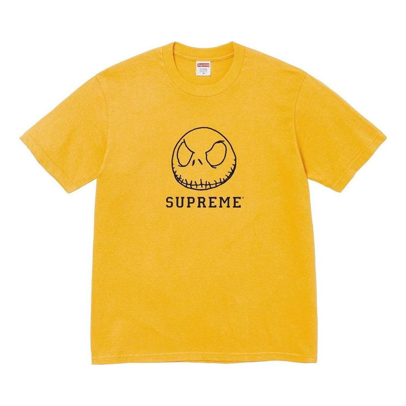 Majica Supreme Skeleton Graphic Tee Rumena | SUP-FW23-004