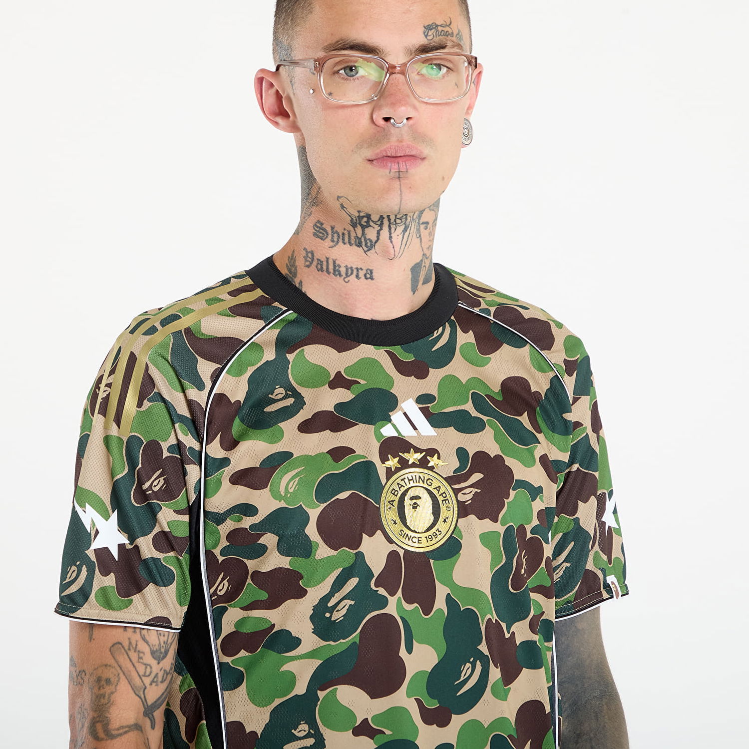 Majica adidas Originals adidas x Bape Jersey T-Shirt Zelena | KB2202, 1