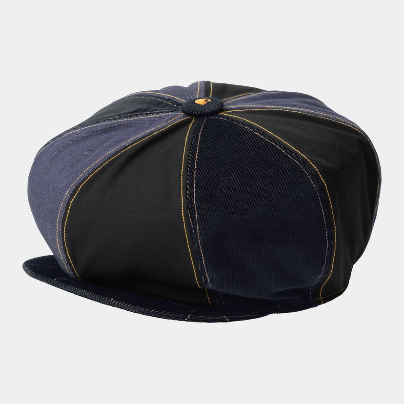 Kapa Carhartt WIP Nicholas Daley ND Ocean Cavern Paneled Mixed Fabric Baker Boy Cap Večbarvna | I034906_2