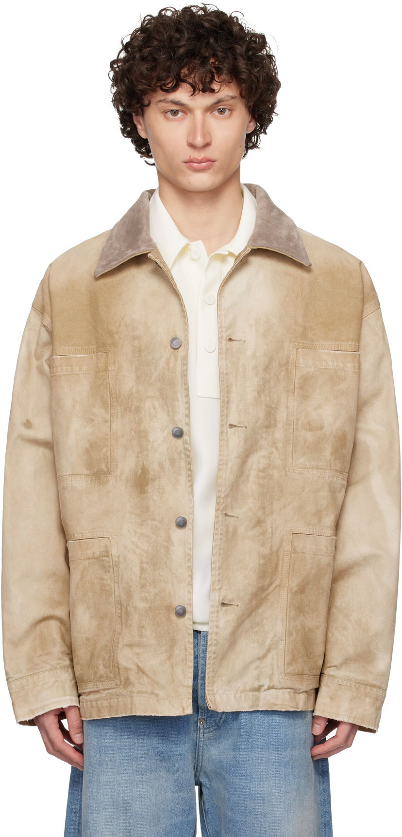 Jakna 1017 ALYX 9SM Alyx 9SM Work Twill Jacket Bež | AAMOU0549FA01