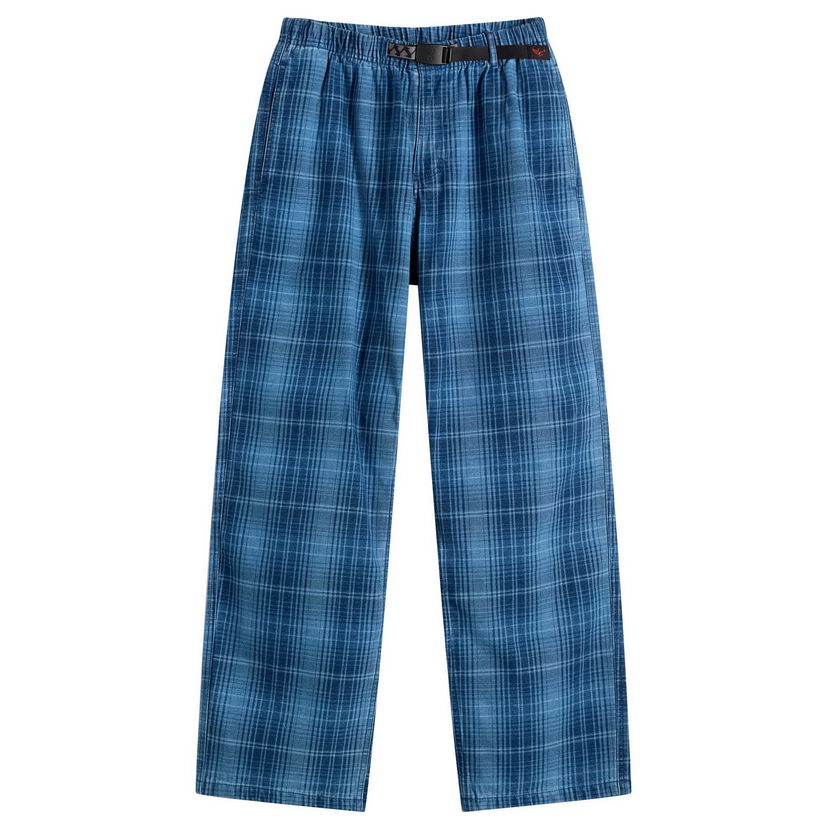 Hlače GRAMICCI O.G Denim Plaid Pant Modra | G5FM-P076-IND