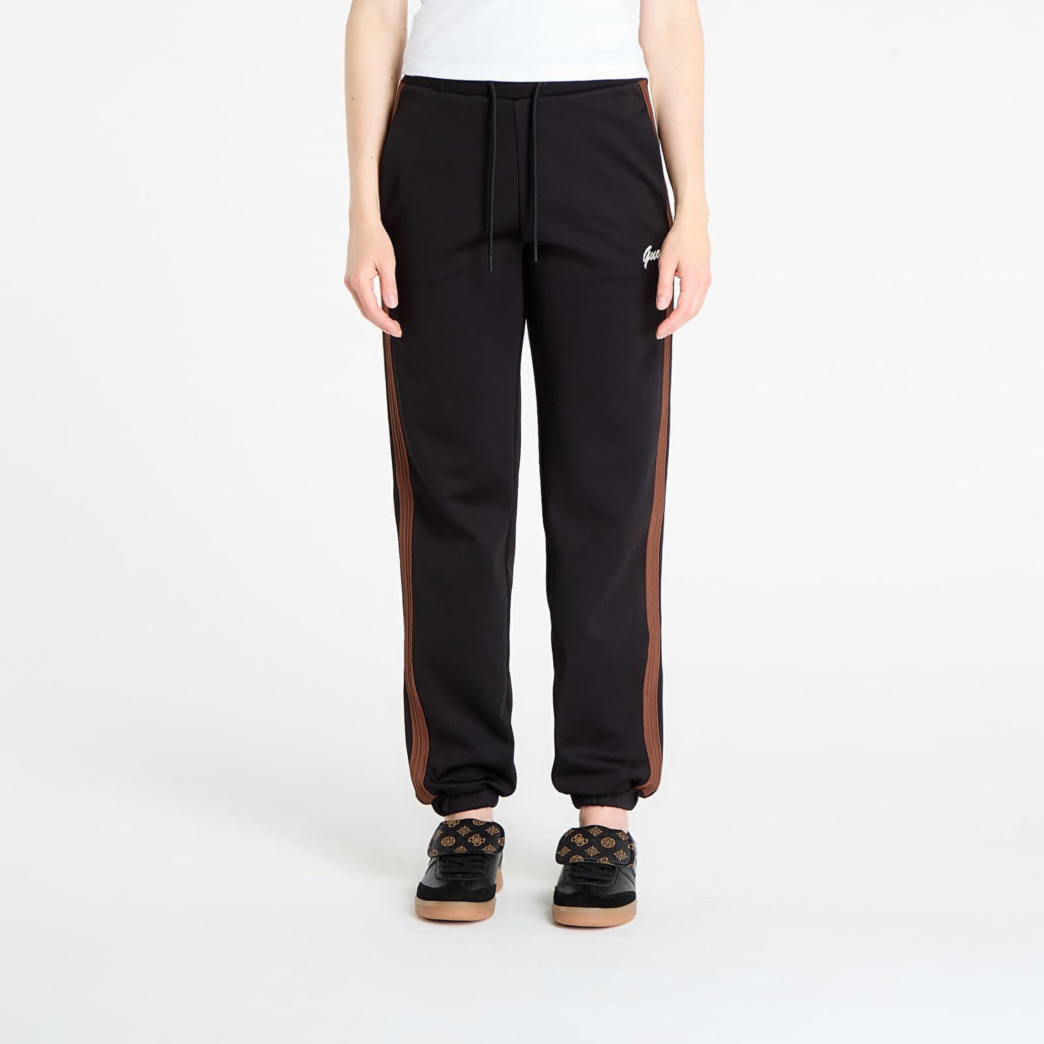 Trenirka GUESS GUESS Fabia Jogger Sweatpants Črna | V5BB02KCX22-JBLK, 0