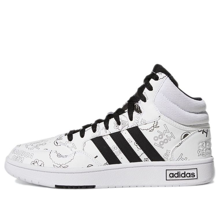 Superge in čevlji adidas Performance Hoops 3.0 Mid Bela | GZ4859