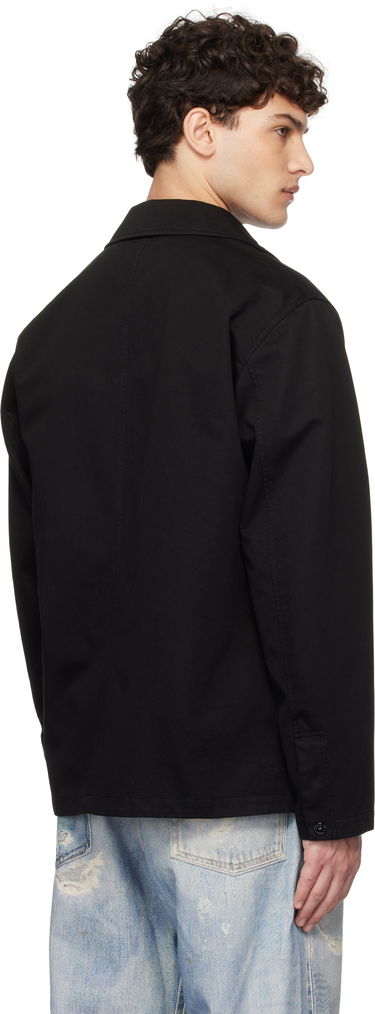 Jakna Stone Island Stone Island Organic Cotton Garment Dyed Blazer Črna | K1S15 A100003 S0034, 2