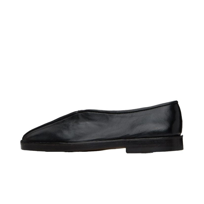 Superge in čevlji LEMAIRE Flat Piped Slippers Črna | FO0007 LL0023