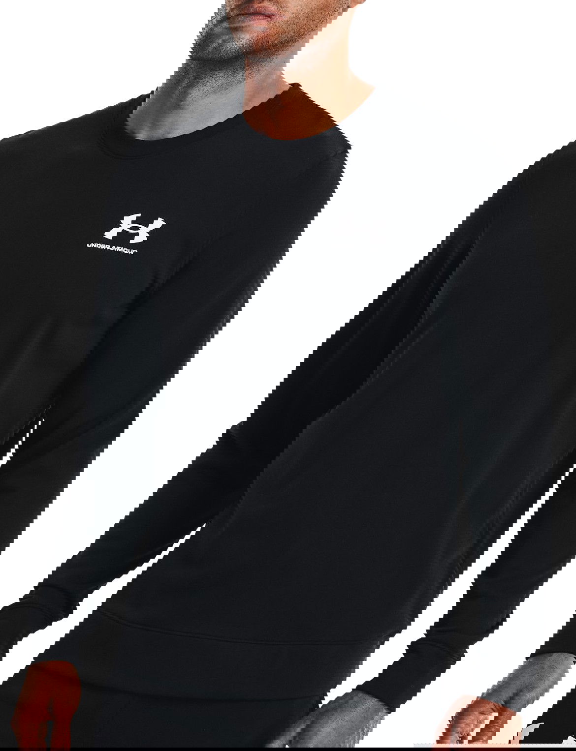 Pulover Under Armour Rival Terry Crew Črna | 1370404-001, 0