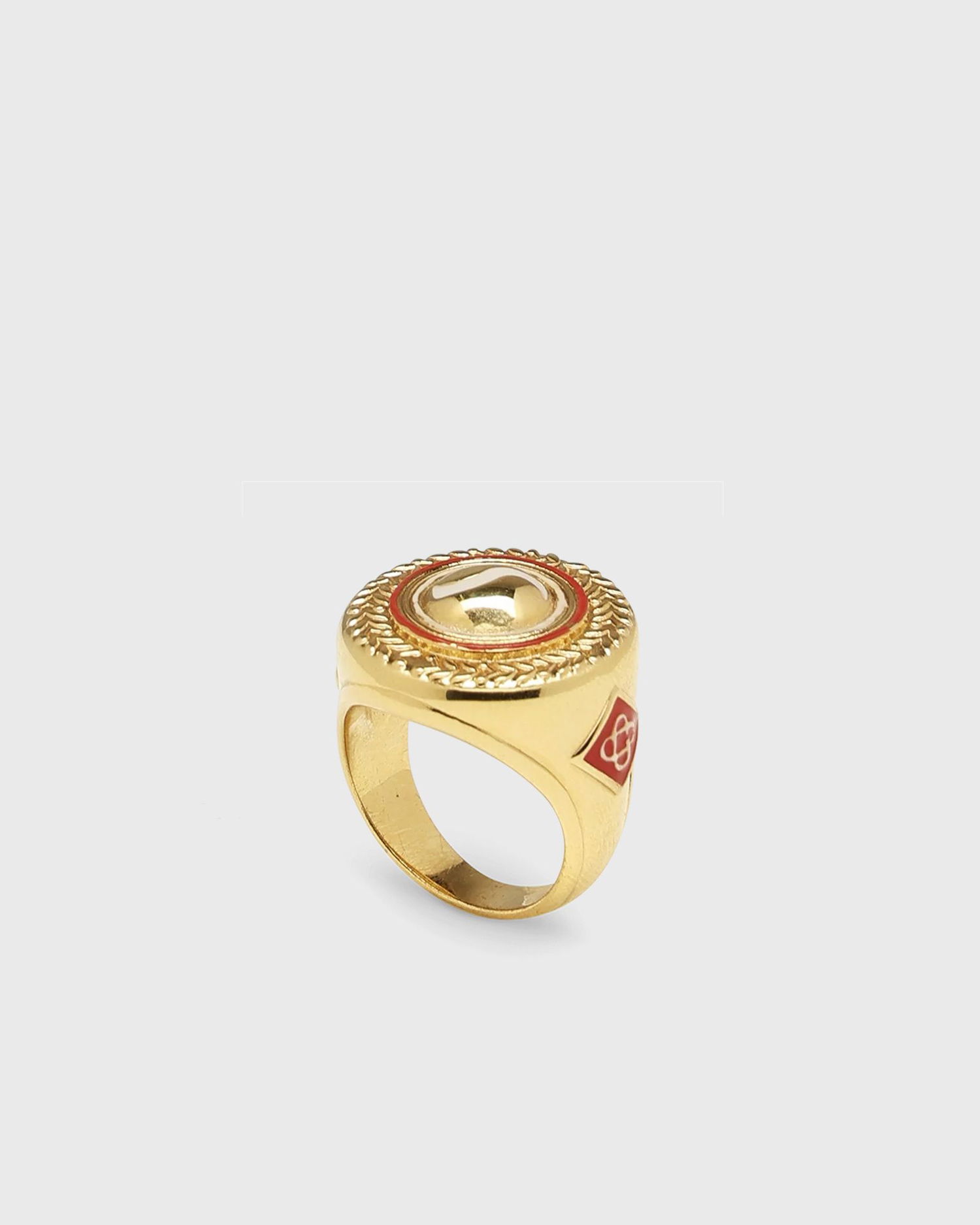 Prstan Casablanca Sports Medallion Ring Rumena | APF25-JW-174-01, 0