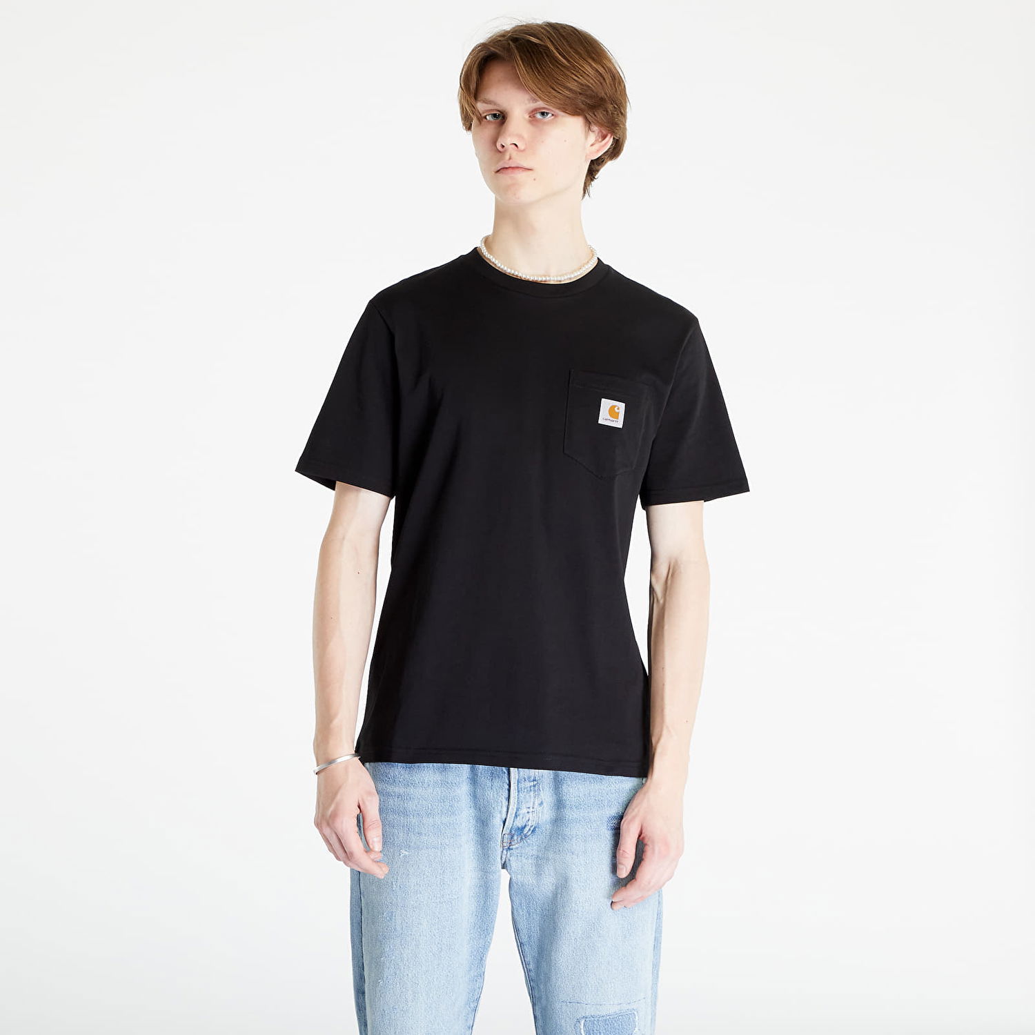 Majica Carhartt WIP Pocket Črna | I030434.89.XX, 1
