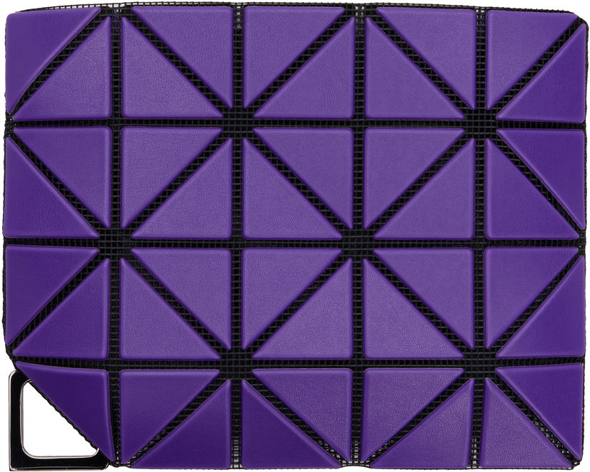 Denarnica BAO BAO ISSEY MIYAKE Geometric Pattern Flipper Wallet Lila | BB48AG761