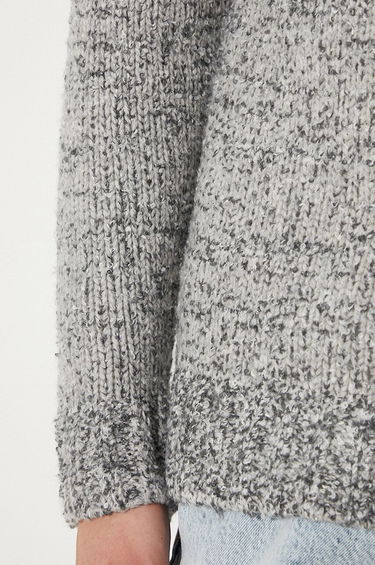 Pleteni pulover Samsoe Samsoe Samsoe Samsoe Warm Wool Sweater Siva | M23300086, 5