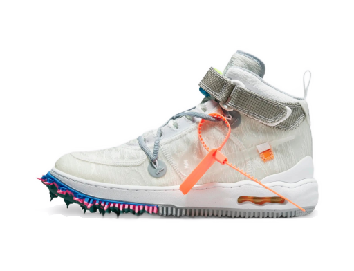 Omejena izdaja Nike Off-White x Air Force 1 Mid "White" Bela | DO6290-100
