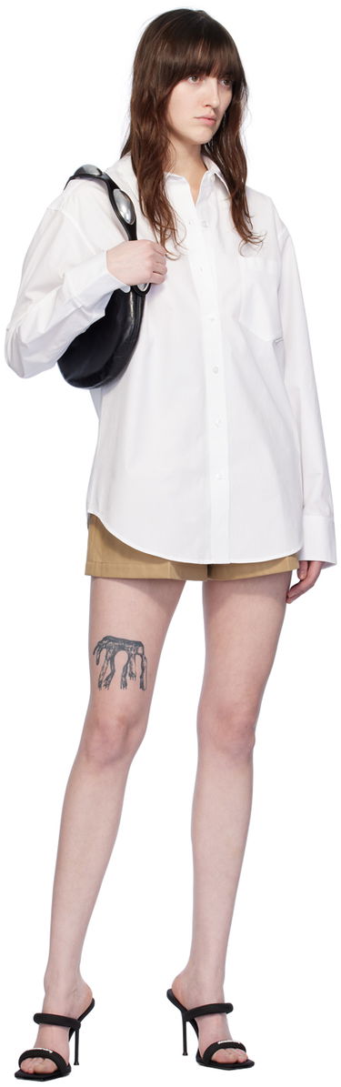 Srajce Alexander Wang Pocket Shirt Bela | 4WC2241482, 3