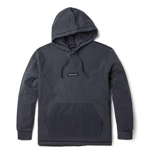 Pulover Timberland Men's Hoodie with Kangaroo Pocket Siva | A6JWK-001