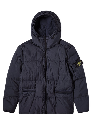 Puhovka Stone Island Crinkle Reps Down Jacket Mornarica | 771540223-V0020