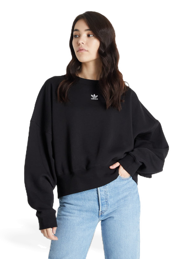 Pulover adidas Originals Adicolor Essentials Fleece Črna | H06660