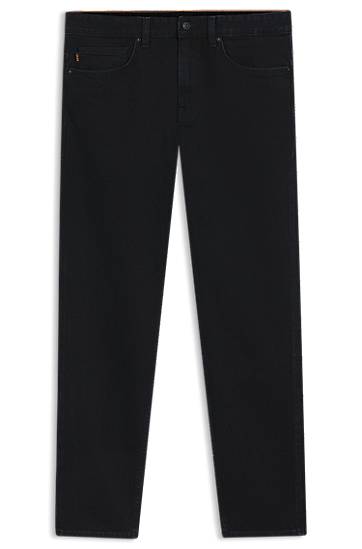 Kavbojke BOSS Delaware slim-fit jeans comfort-stretch denim Črna | 50549522