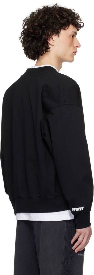 Pleteni pulover AAPE by A Bathing Ape AAPE by A Bathing Ape Main Cardigan Črna | AAPSWMC324XXNBKX, 2