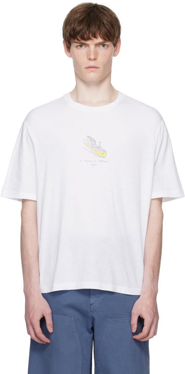 Majica A.P.C. A.P.C. Jack Graphic T-Shirt Bela | COHJC-H26517, 0
