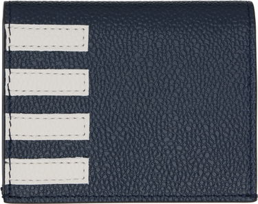 Denarnica Thom Browne Thom Browne Pebble Grain 4-Bar Double Card Holder Mornarica | UAW076A-00198, 0