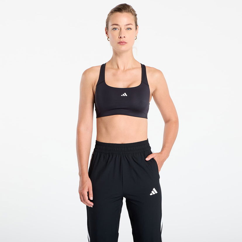 Modrček adidas Performance adidas Powerimpact Training Sports Bra Črna | JG1411