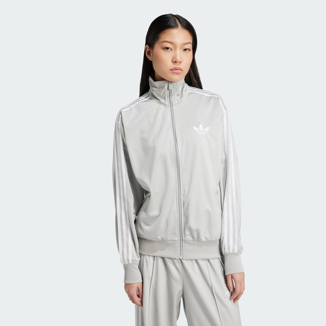 Jakna adidas Performance Adicolor Classic Firebird Loose Track Jacket Siva | JC8254, 0