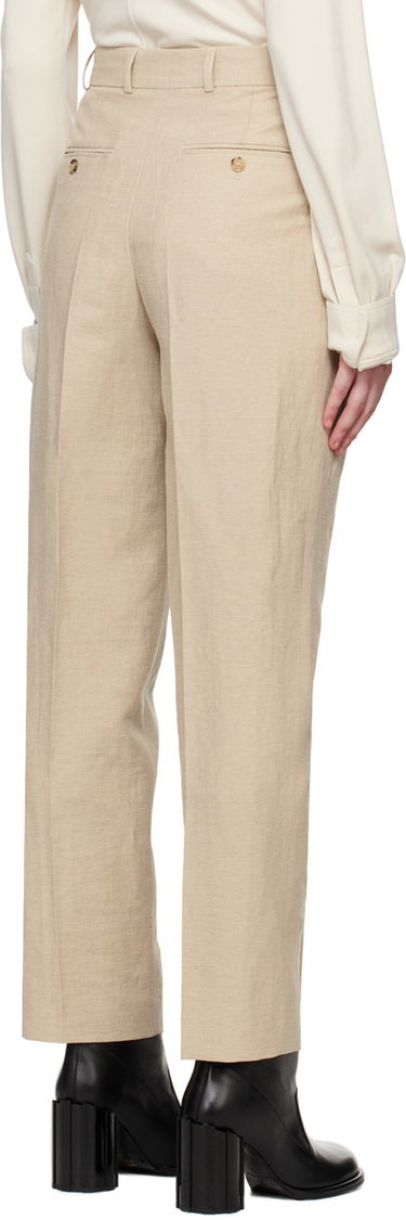 Hlače TOTEME Double-Pleated Trousers Bež | 243-WRB847-FB0196, 2